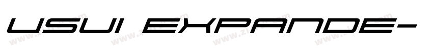Usui Expande字体转换